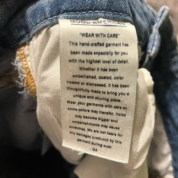 Good American Jeans Good Waist Size 4 or 27 - Picture 7 of 7